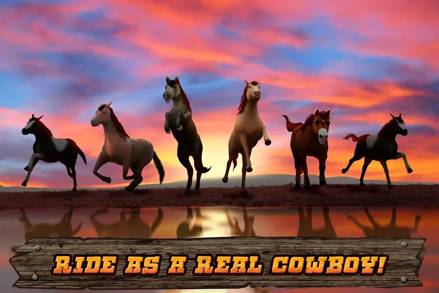 Cowboys Horse Racing Derby  [МОД Unlocked] Screenshot 5