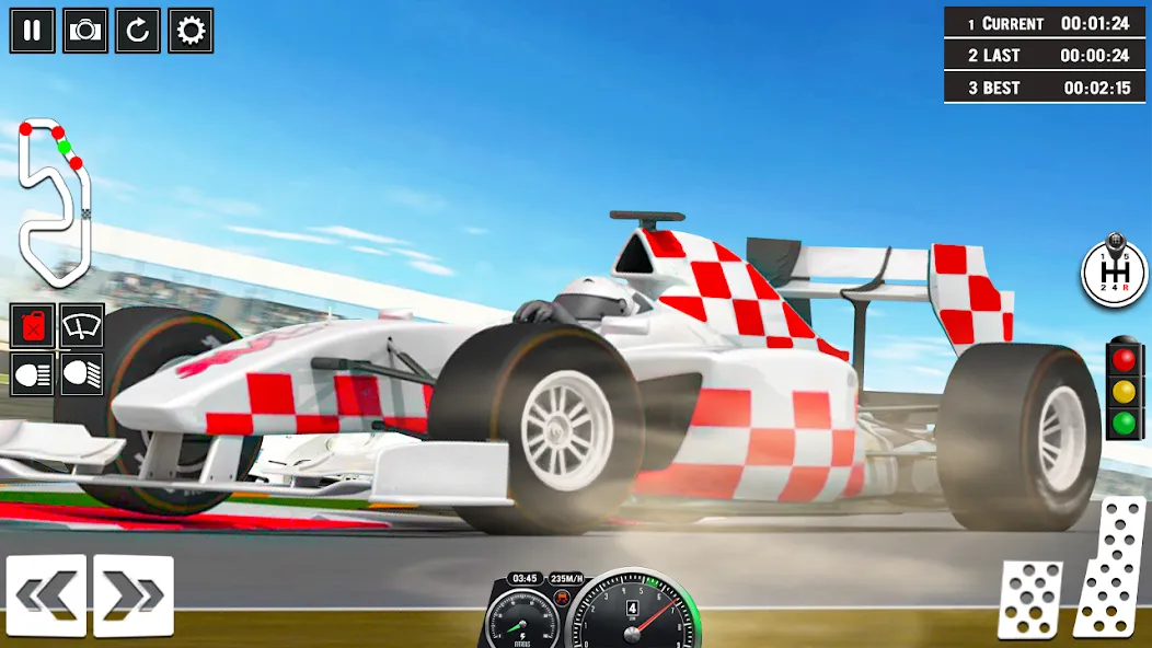 Formula Racing Car Racing Game  [МОД Бесконечные деньги] Screenshot 4