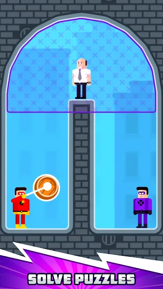 The Superhero League (Зе Суперхиро Лигующ)  [МОД Меню] Screenshot 2