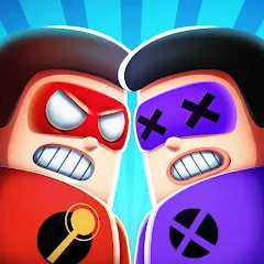 Взломанная The Superhero League (Зе Суперхиро Лигующ)  [МОД Меню] - последняя версия apk на Андроид