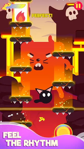 Cringe the Cat - Music Game  [МОД Меню] Screenshot 2