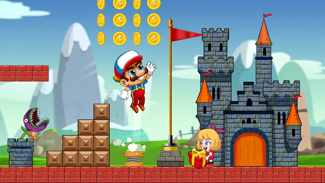 Super Bean Bros: Running Games (Супер Бин Приключение)  [МОД Unlocked] Screenshot 3