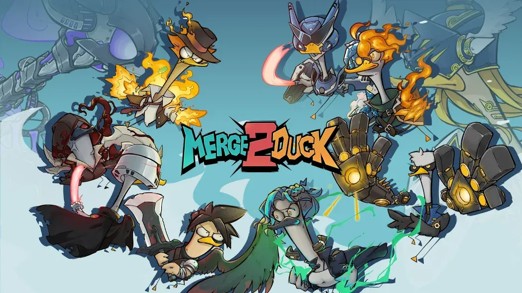 Merge Duck 2: Idle RPG (Мердж Дак 2)  [МОД Unlocked] Screenshot 1