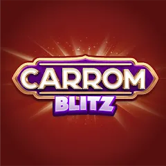 Взломанная Carrom Blitz: Win Rewards (Карром Блиц)  [МОД Unlocked] - полная версия apk на Андроид