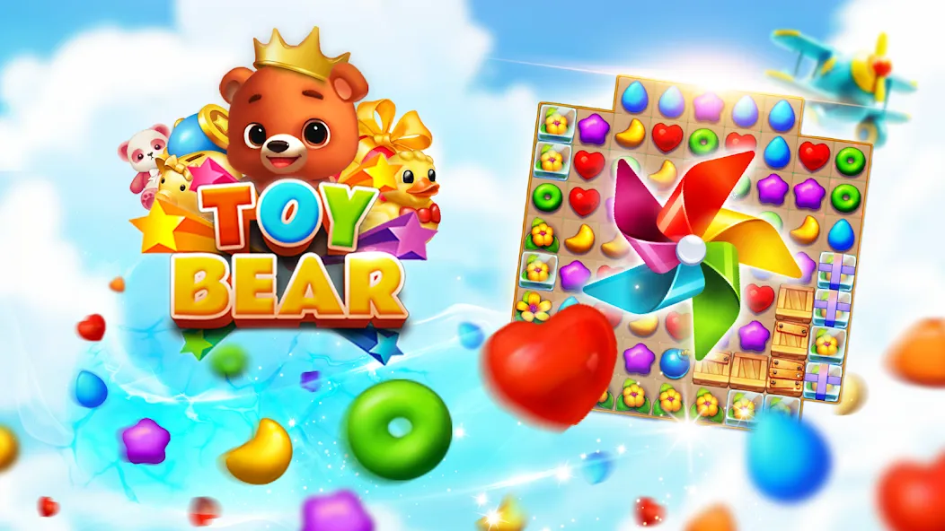 Toy Bear Sweet POP: Match 3 (Той Бир Свит ПОП)  [МОД Unlocked] Screenshot 5