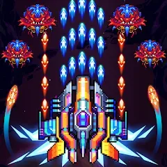 Скачать взломанную Galaxiga Arcade Shooting Game (Галаксига)  [МОД Mega Pack] - стабильная версия apk на Андроид