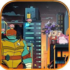 Взломанная The turtle adventur ninja hero  [МОД Бесконечные монеты] - последняя версия apk на Андроид