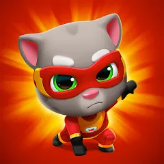 Скачать взлом Talking Tom Hero Dash  [МОД Бесконечные деньги] - последняя версия apk на Андроид