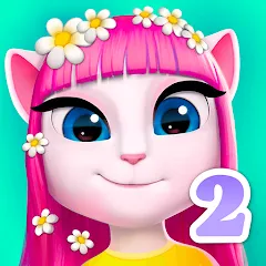 Скачать взломанную My Talking Angela 2  [МОД Меню] - стабильная версия apk на Андроид