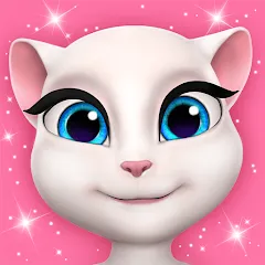 Скачать взломанную My Talking Angela  [МОД Unlimited Money] - полная версия apk на Андроид