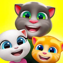 Скачать взломанную My Talking Tom Friends  [МОД Бесконечные деньги] - стабильная версия apk на Андроид