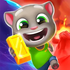 Скачать взлом Talking Tom Time Rush  [МОД Много денег] - последняя версия apk на Андроид