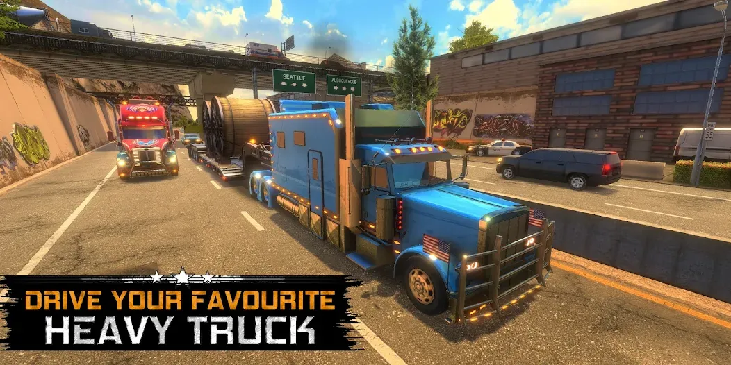 Truck Simulator USA Revolution (Трак Симулятор США Революция)  [МОД Unlocked] Screenshot 1