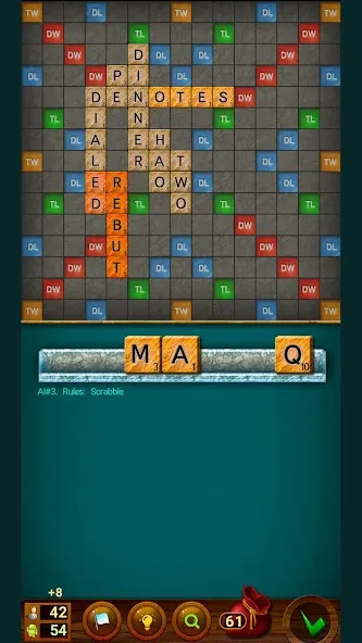 Word Game: Friends Offline  [МОД Бесконечные монеты] Screenshot 1