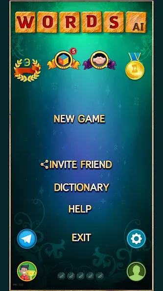 Word Game: Friends Offline  [МОД Бесконечные монеты] Screenshot 3