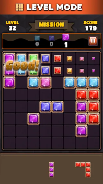 Block Puzzle 8x8 (Блокголоволомка 88)  [МОД Меню] Screenshot 3