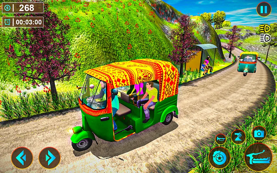 Tuk Tuk Offroad Auto Rickshaw (Тук Тук оффроуд автомобильный рикша)  [МОД Unlocked] Screenshot 2