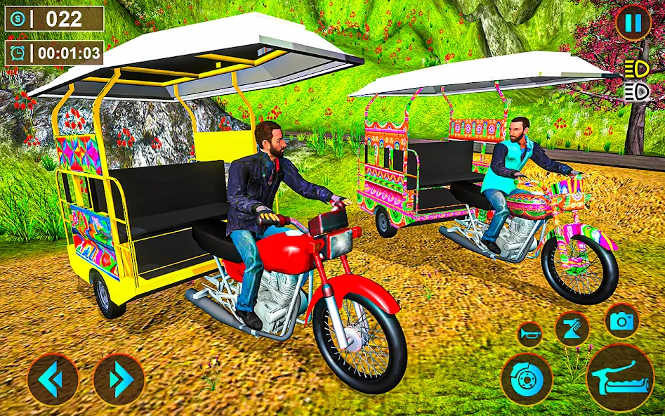 Tuk Tuk Offroad Auto Rickshaw (Тук Тук оффроуд автомобильный рикша)  [МОД Unlocked] Screenshot 5