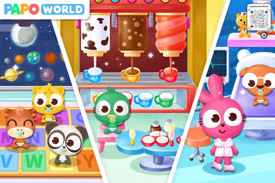 Papo Town Preschool  [МОД Меню] Screenshot 4