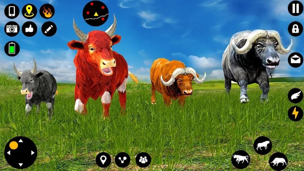 Angry Bull Attack Fight Games (Ангри Булл Атак Файт Геймс)  [МОД Много монет] Screenshot 1