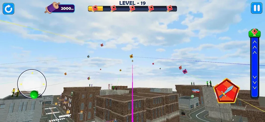 Indian Kite Flying 3D (Индийский воздушный змей 3Д)  [МОД Бесконечные монеты] Screenshot 3