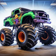 Скачать взломанную Monster truck: Extreme racing  [МОД Меню] - последняя версия apk на Андроид