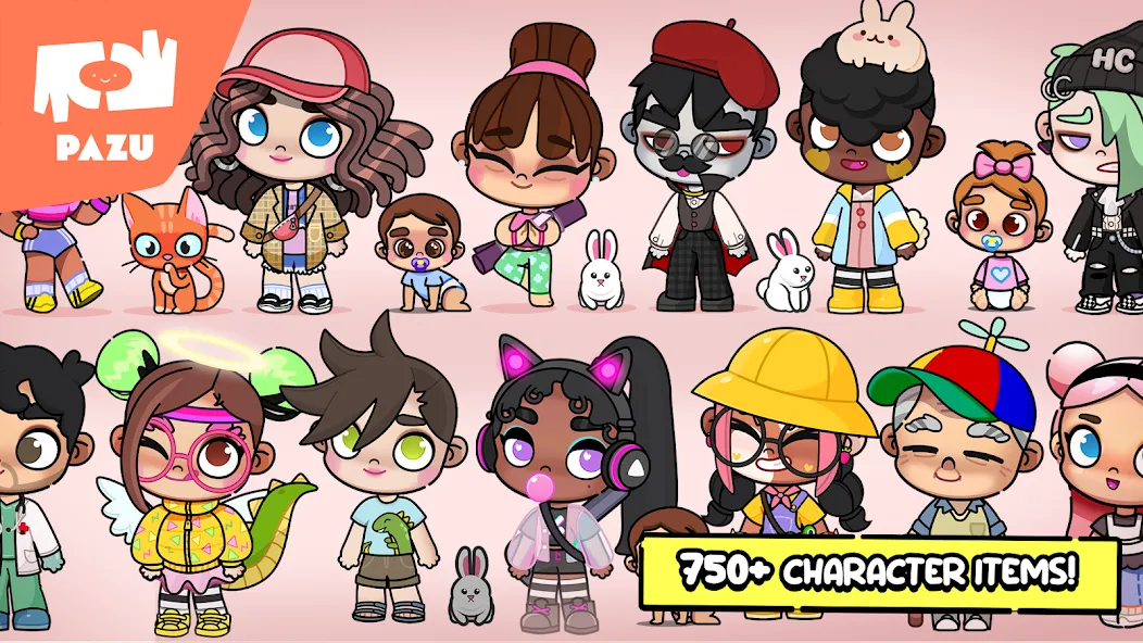 Avatar Maker Dress up for kids  [МОД Mega Pack] Screenshot 4