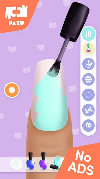 Girls Nail Salon - Kids Games  [МОД Много денег] Screenshot 2