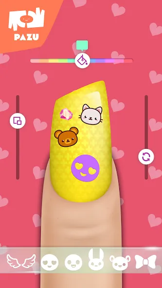 Girls Nail Salon - Kids Games  [МОД Много денег] Screenshot 4