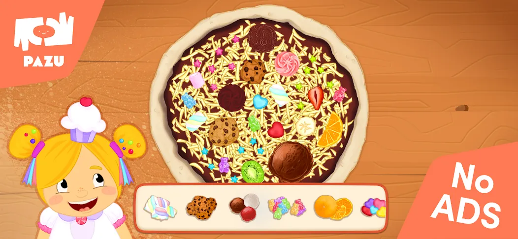 Pizza maker cooking games  [МОД Все открыто] Screenshot 2