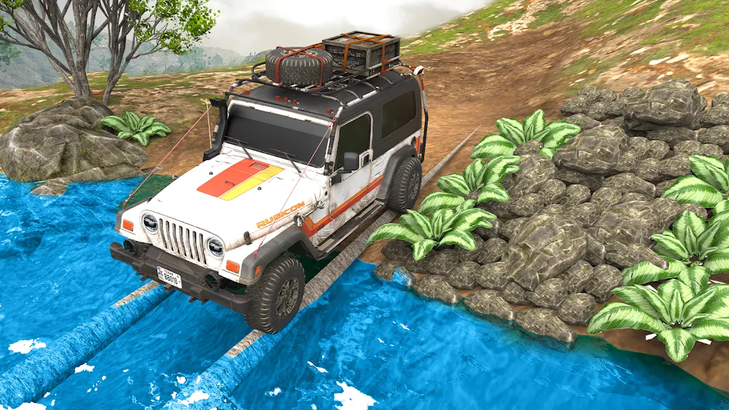 Offroad 4x4 Jeep Driving Game  [МОД Mega Pack] Screenshot 5