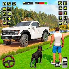 Скачать взломанную Offroad 4x4 Jeep Driving Game  [МОД Mega Pack] - стабильная версия apk на Андроид