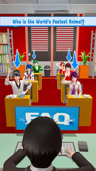 Anime School Teacher Simulator  [МОД Много монет] Screenshot 5