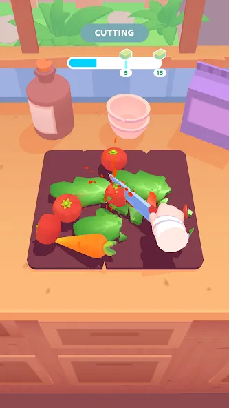 The Cook - 3D Cooking Game (Зе Кук)  [МОД Menu] Screenshot 1