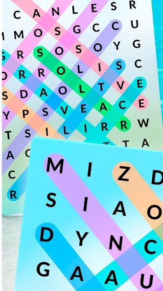 Wordscapes Search (Вордскейпс Серч)  [МОД Все открыто] Screenshot 1