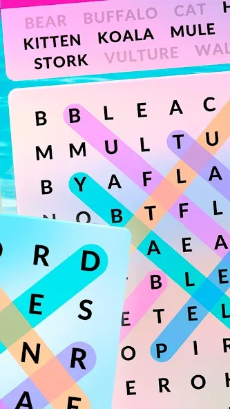 Wordscapes Search (Вордскейпс Серч)  [МОД Все открыто] Screenshot 2