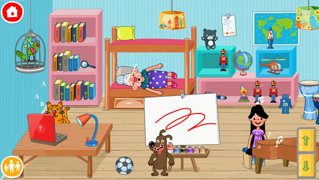 Pepi House: Happy Family (Пепи Хаус)  [МОД Много денег] Screenshot 4