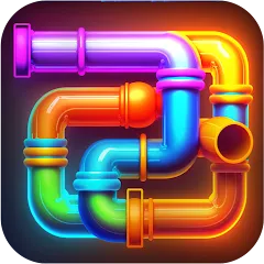 Скачать взлом Pipe Puzzle Connect (Пайп Пазл Коннект)  [МОД Много монет] - полная версия apk на Андроид