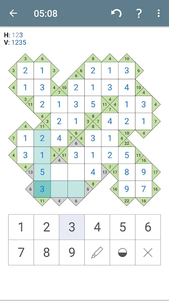Kakuro (Cross Sums)  [МОД Много денег] Screenshot 5