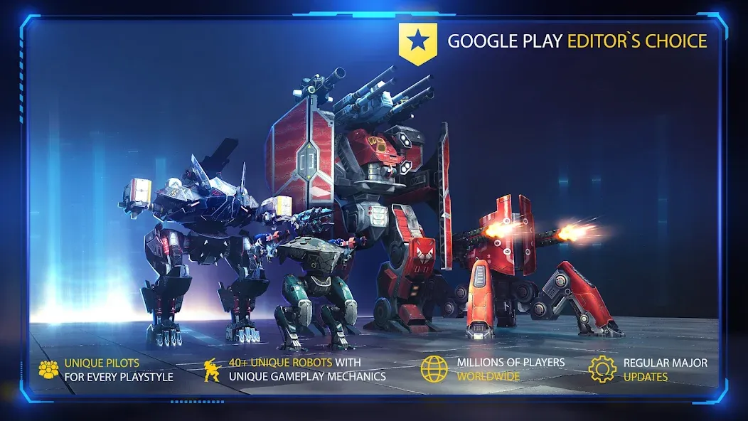 War Robots Multiplayer Battles  [МОД Бесконечные деньги] Screenshot 5