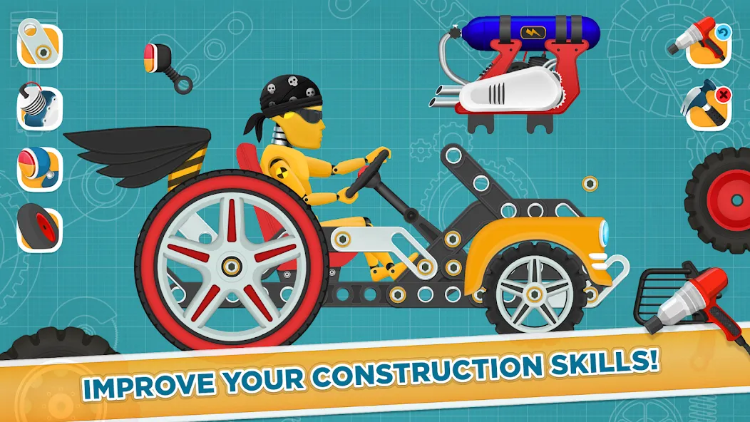 Car Builder & Racing for Kids  [МОД Меню] Screenshot 4