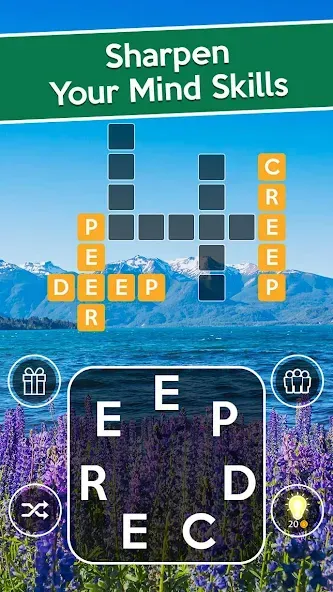 Word Cross: Crossy Word Search (Уорд Кросс)  [МОД Unlocked] Screenshot 2