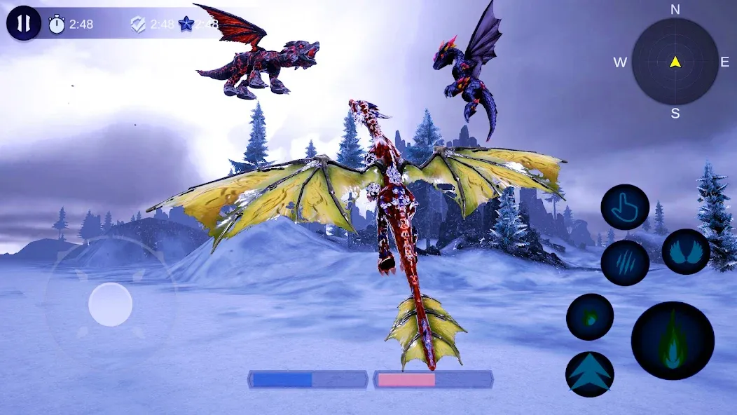 Magical Dragon Flight Games 3D  [МОД Меню] Screenshot 3