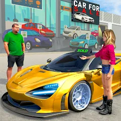 Скачать взломанную Car Dealership Car Saler (Драйвинг Скул Сити Кар Геймс)  [МОД Mega Pack] - полная версия apk на Андроид