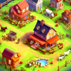 Взлом Country Valley Farming Game (Парадайз Хей Фарм Айленд)  [МОД Unlimited Money] - полная версия apk на Андроид