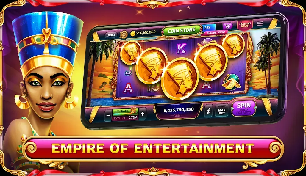 Caesars Slots: Casino Games (Сизарс Слотс)  [МОД Unlocked] Screenshot 5