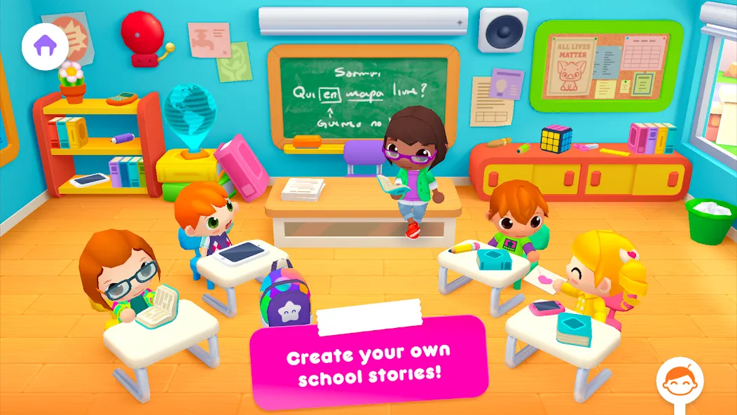 Sunny School Stories (Санны Скул Сториз)  [МОД Бесконечные монеты] Screenshot 1