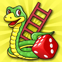 Скачать взломанную Snakes & Ladders: Online Dice!  [МОД Бесконечные деньги] - стабильная версия apk на Андроид