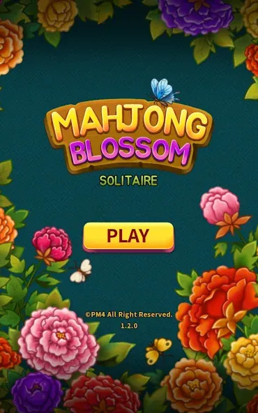 Mahjong Blossom Solitaire  [МОД Mega Pack] Screenshot 1