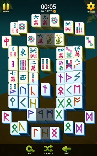 Mahjong Blossom Solitaire  [МОД Mega Pack] Screenshot 3